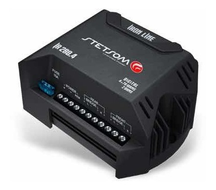 Amplificador Auto Stetsom 4 Canales Potencia 280 W Rms 2 Ohm