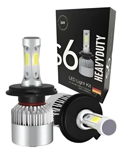 Kit Cree Led H4 S6 Pesados 22000lm 24v Heavy Duty Camiones