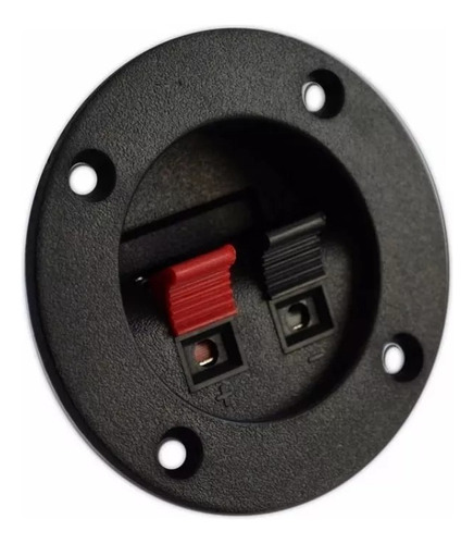 Bornera Redonda Para Bafle De 7,5 Cm Diametro Externo X10 Un