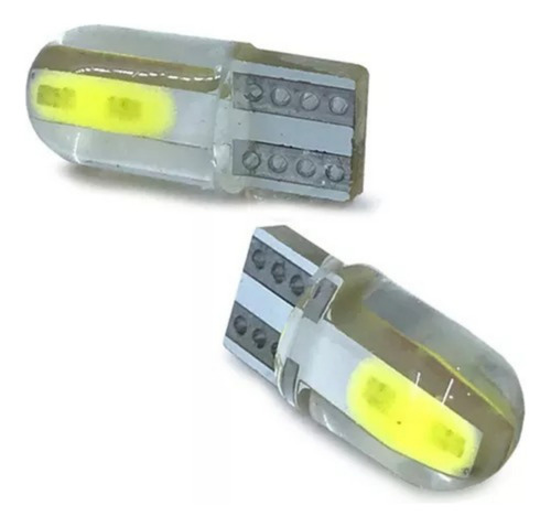 Led Posicion Silicona Blisterx2 2821 T10 Cob Mini Siliconado