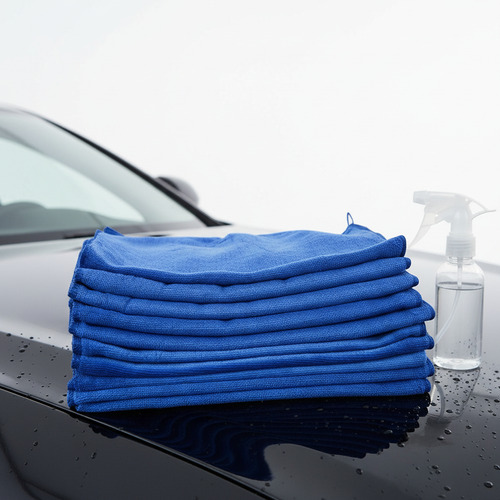 Paño Microfibra 30x40 Por 10unidades Pack Secado Lavado Auto