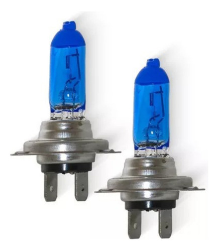 Lampara Blue Vision Halogena H7 55w Efecto Xenon 12v