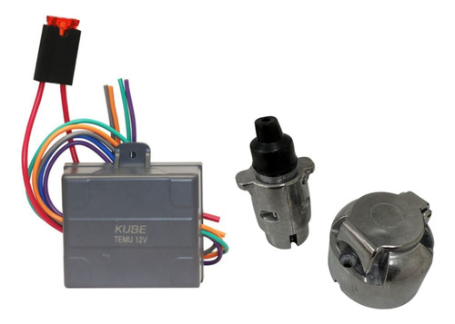 Emulador De Luces Trailer 4 Vias + Ficha  Hembra Macho