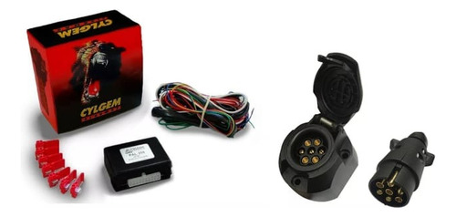 Modulo Electrico Luces Trailer Emulador + Ficha Pvc