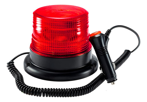 Baliza Giratoria Led 12v 24v Flash Seguridad Vial Azul Rojo