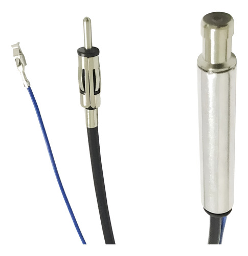 Ficha Adaptador De Antena Phanthom Iso Hembra A Din Macho 