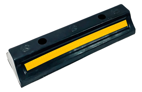 Tope Para Rueda De Estacionamiento Goma Resistente Reflector