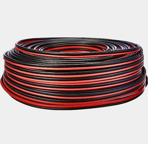 Cable Cobreflex Bipolar Parlante Bafle Rojo/negro 2x1 X100m
