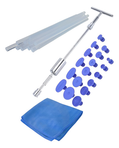 Martillo Inverso Saca Bollos Ventosas + Silicona + Paño