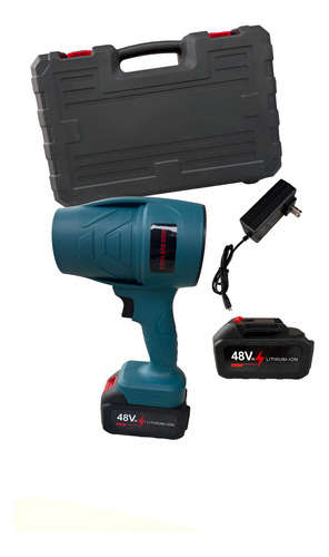 Soplador Inalambrico De Aire Para Hojas Multiuso Batería 21v Verde