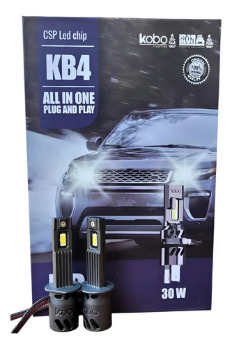 Cree Led Kb4 Csp Ultra Slim Kobo H1 H3 H11 H4 H7 880 900506