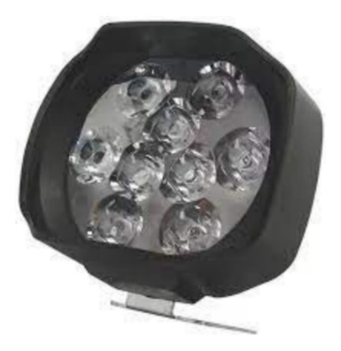 Faro Auxiliar Led De Plastico Abs 27w 8x6 Cm