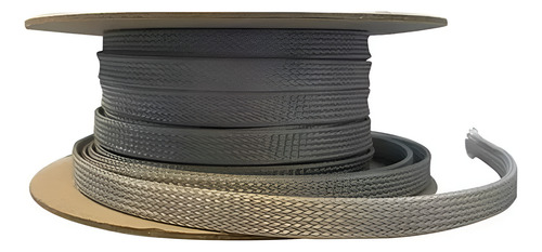 Cubre Cables Piel De Serpiente 1/2 30 Metros De  4-6ga Gris