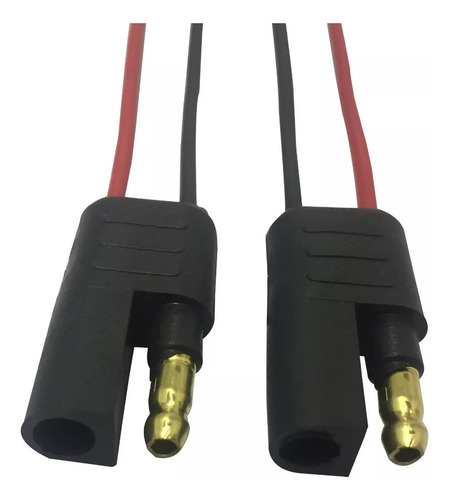 Ficha Inyectada Juego Goma  2 Vias Hembra Y Macho 