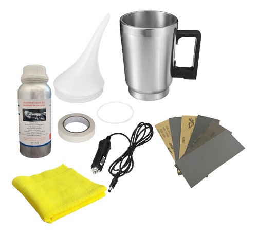 Kit Restaurador De Opticas Faros Con Polimero Liquido Detail