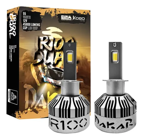 Kit Cree Led Ir100 Dakar Dual Csp Luz Fria Calida Ambar 55w H1 Gris Blanco Frio Calida Ambar
