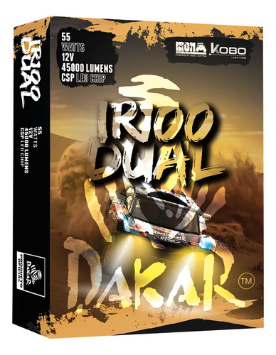Kit Cree Led Ir100 Dakar Dual Csp Luz Fria Calida Ambar 55w H7 Gris Blanco Frio Calida Ambar