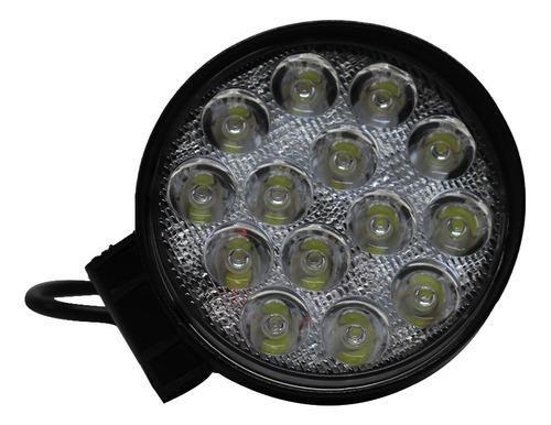Faro De 14 Led Redondo Auxiliar 42 W Blanco 12v 24v Camion