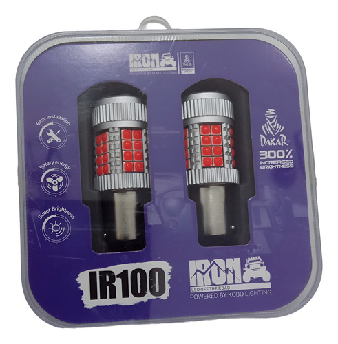 Iron Led 1 Polo Super Canbus P21 Ir100 40 Cree Led Rojo