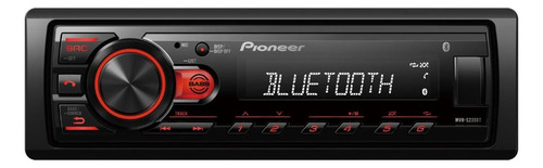 Autoestéreo Pioneer Mvh-s235bt 1din Bluetooth 50wx4 Color Negro