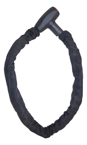 Cadena Con Candado Integrado Linga Moto Bicicleta Traba Negro