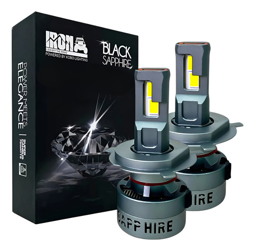 Kit Cree Led Ir100 Black Sapphire Super Canbus Iron 75w