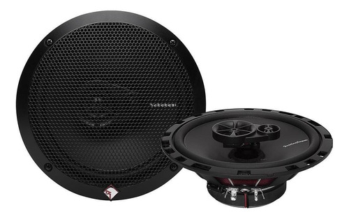 Parlantes Para Auto 6 Pulgadas Rockford 165x3 Triaxial 90w Color Negro