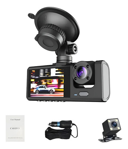 Camara Black Box Dash Full Hd Frente Interior Reversa Wifi