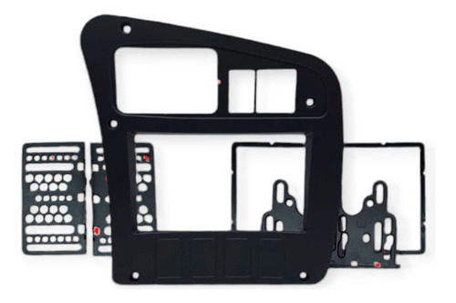 Marco Frente Adaptador Stereo Mercedes Benz 712 914 1620 Negro Negra