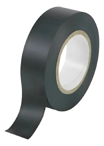 Cinta Aisladora Color Negro 19mm X 19m Por Unidad