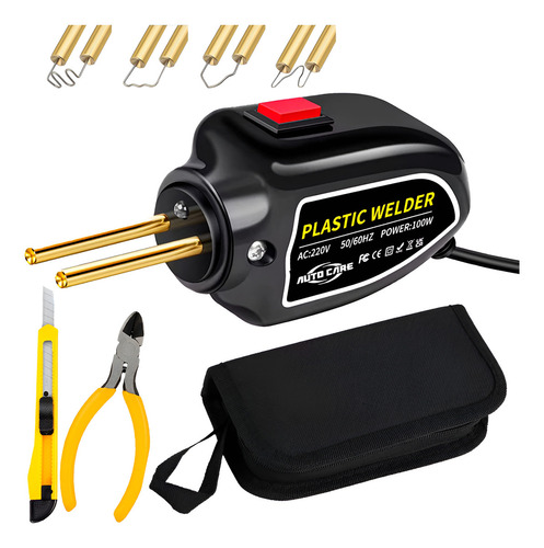 Kit Pistola Soldadora Reparacion Paragolpes Plasticos