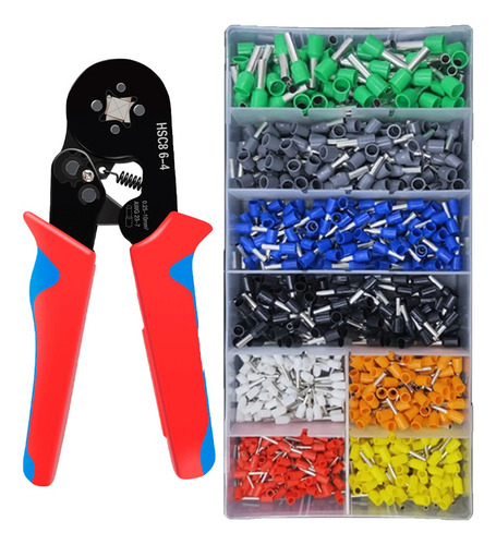 Pinza Crimpeadora Tubular Autoajustable Colors Hsc86-4 0.25mm-10mm