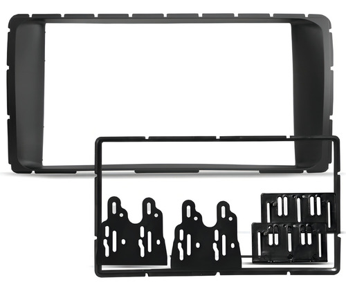 Marco Adaptador Toyota Hilux 12-15 Srv  2 Din Estereo Negro