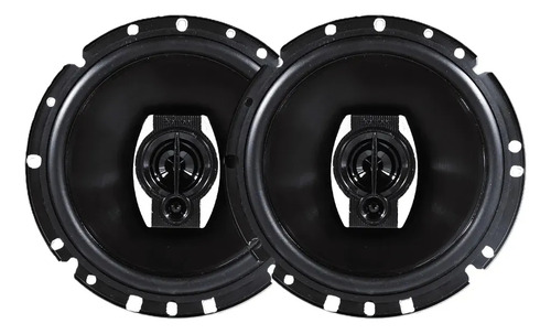 Par Parlantes 6 Pulgadas Bomber Bbr 6 50 Watt Rms 3 Vias Tr Negro