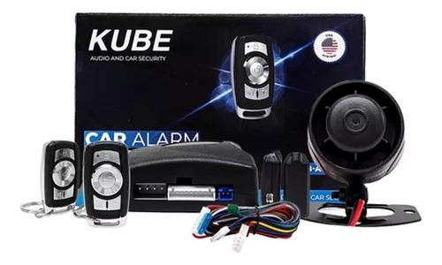 Alarma Para Auto Universal 12v Kube Sensores Control Sirena Kb-al829