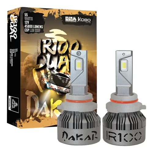 Kit Cree Led Ir100 Dakar Dual Csp Luz Fria Calida Ambar 55w 9005 Hb3 Gris Blanco Frio Calida Ambar