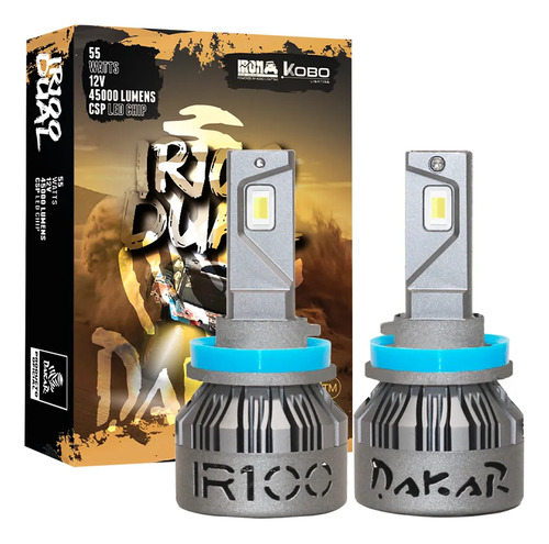 Kit Cree Led Ir100 Dakar Dual Csp Luz Fria Calida Ambar 55w H11 Gris Blanco Frio Calida Ambar