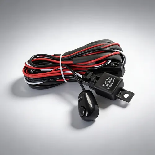 Kit Cableado Barras Led 2 Cables Con Relay Fusible Tecla