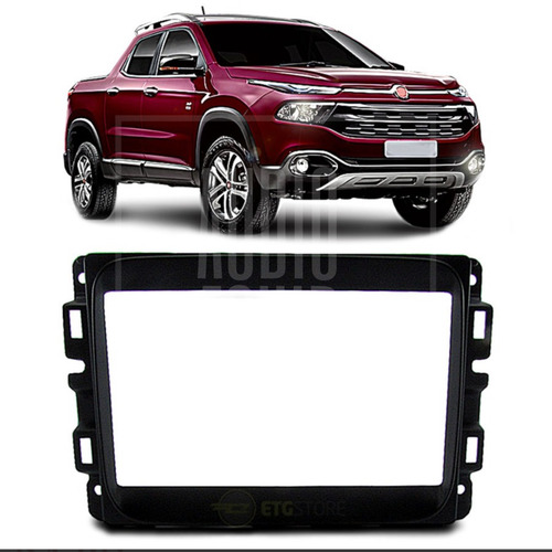 Marco Frente Adaptador 2 Din Fiat Toro Original Dvd Estereo