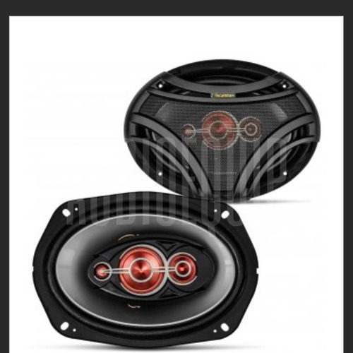 Bomber Up Grade 6x9 Para Potenciar 250w Rms Cuadriaxiales Gris/negro
