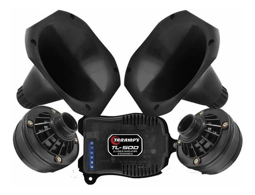 Kit Driver Bd200 Blauline + Corneta + Potencia Taramps Tl500