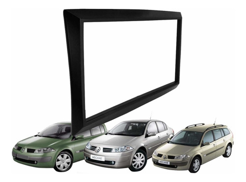 Marco Adaptador Estéreo Pantalla 2 Din Renault Megane 2 Gra
