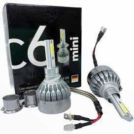Kit Cree Led H3 C6 Mini Sin Cooler 20000 Lumenes 6ta Generac