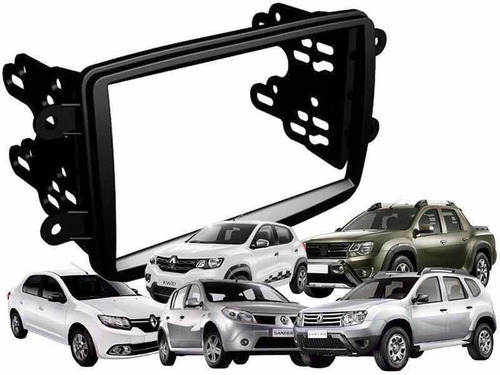 Marco Adaptador 2 Din Renault Sandero Duster Logan Oroch