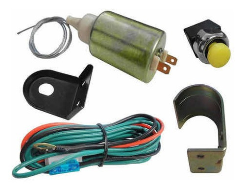 Destraba De Baul Eléctrico Universal Kit Completo Pulsador